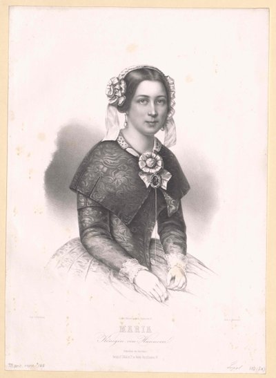 Prinses van Saksen Altenburg Marie door Artist Unknown
