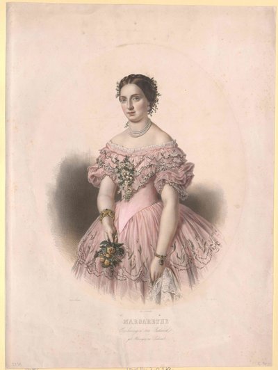 Prinses van Saksen Margaret door Artist Unknown