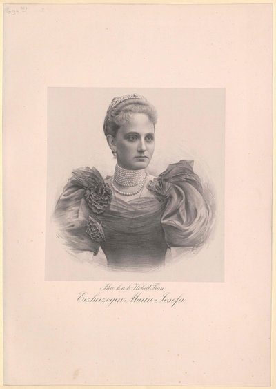 Prinses van Saksen Maria Josefa door Artist Unknown