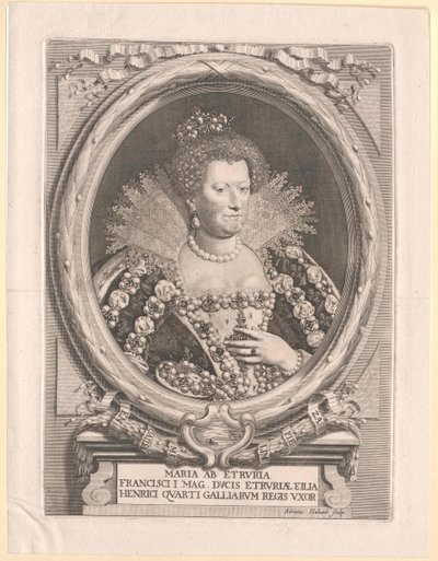 Prinses van Toscane Maria de "Medici door Artist Unknown