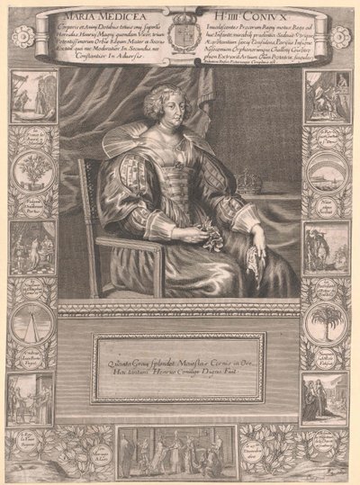 Prinses van Toscane Maria de "Medici door Artist Unknown