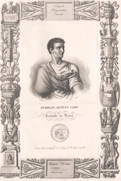 Publius Alphenus Varus door Artist Unknown