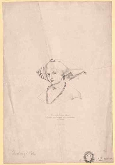 Koningin van Polen Jadwiga door Artist Unknown