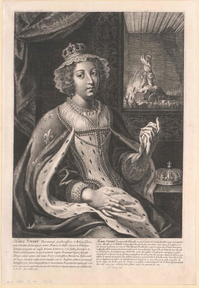 Koningin van Schotland Mary Stuart door Artist Unknown