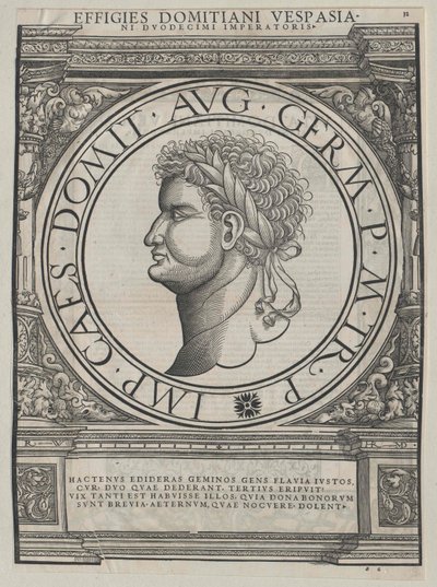 Romeinse keizer Domitianus door Artist Unknown