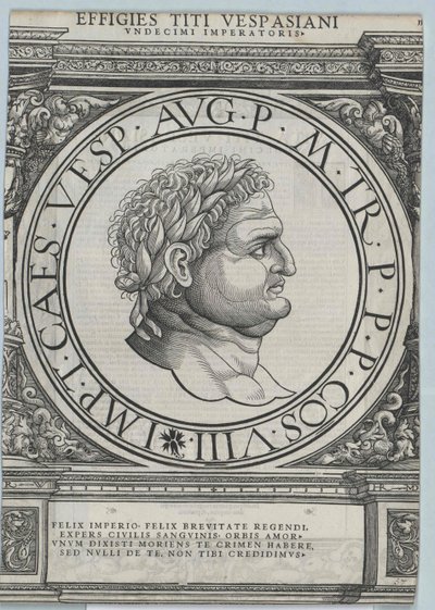 Romeinse keizer Titus door Artist Unknown