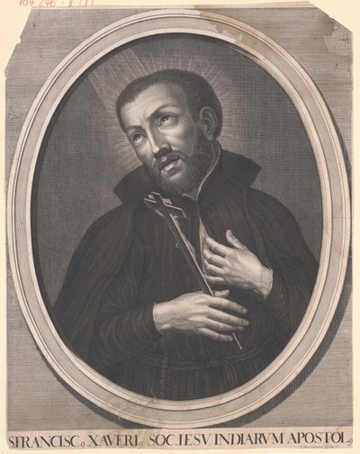 Sint Franciscus Xaverius door Artist Unknown
