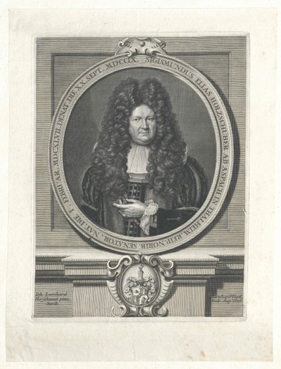 Sigismund Elia Holzschuher van Aspach en Thalheim door Artist Unknown
