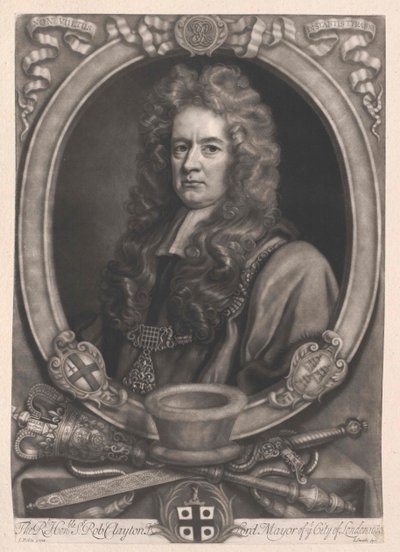 Sir Robert Clayton door Artist Unknown