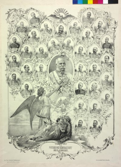 De haan van de generaals van het k. & k. leger door Artist Unknown