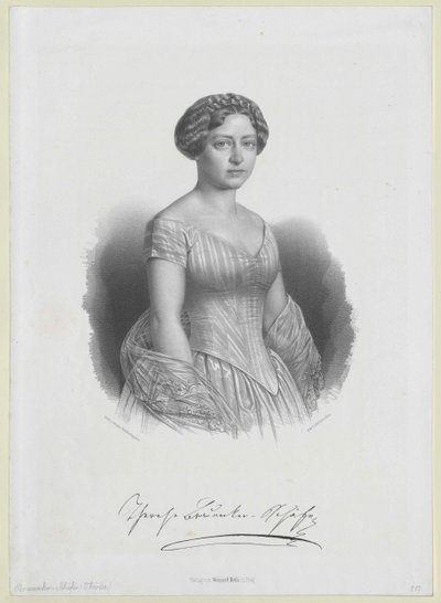 Therese Schaefer door Artist Unknown