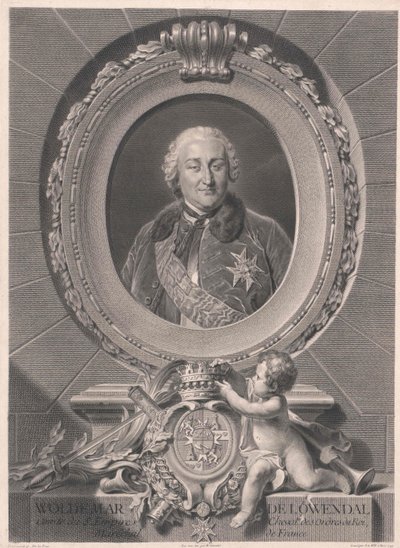 Valdemar graaf Loewendal door Artist Unknown