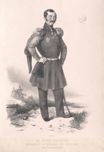 Vasilij Osipov graaf Bebutov door Artist Unknown