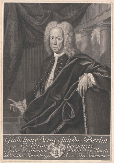 Wilhelm Bernard Berlijn door Artist Unknown