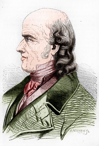 Portret van Samuel Hahnemann, vader van de homeopathie. door Artist Unknown