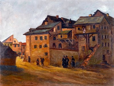 "Uitzicht op de Joodse wijk van Krakau, Polen" door Artur Markowicz