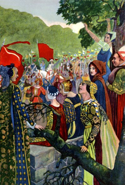 Het eind goed, al goed, toneelstuk van William Shakespeare, ca. 1880 door Artus Scheiner