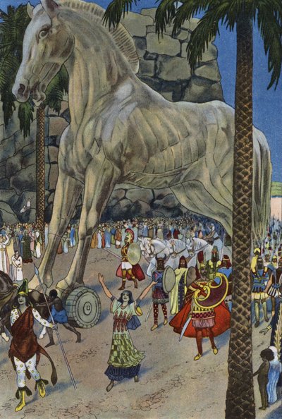 Het Paard van Troje door Artus Scheiner