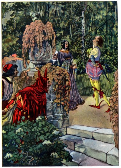 Twaalfde Nacht, toneelstuk van William Shakespeare, ca. 1880 door Artus Scheiner