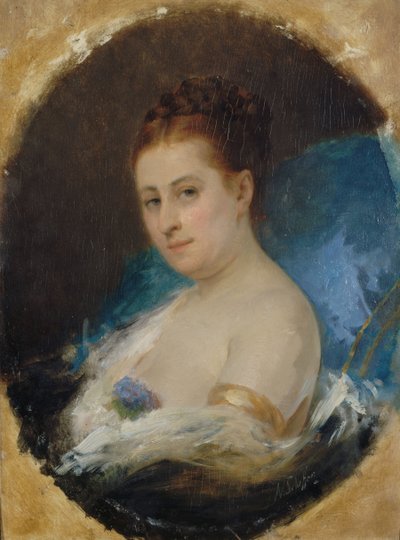 Portret van de actrice Adelaide Ristori door Ary Arnold Scheffer