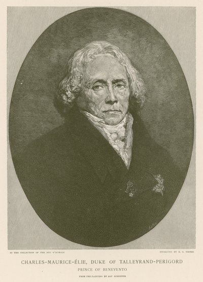 Charles Maurice de Talleyrand-Perigord door Ary Scheffer