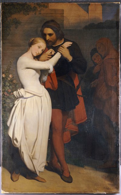 Faust en Margaretha in de Tuin, 1846 door Ary Scheffer