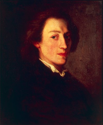 Frankrijk, Versailles, Portret van de Poolse componist en pianist Frederic Chopin (1810 - 1849) door Ary Scheffer