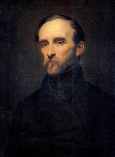 Portret van Eugene Cavaignac (1802-1857), Gouverneur-generaal van Algerije door Ary Scheffer