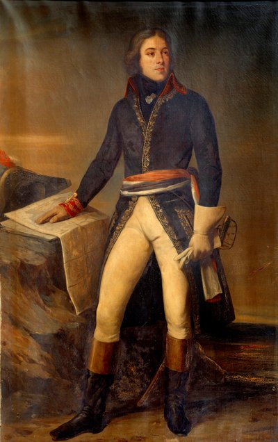 Portret van generaal Lazare Louis Hoche door Ary Scheffer