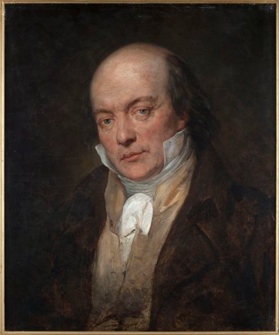 Portret van Pierre-Jean de Béranger 1780-1857, 1828 door Ary Scheffer