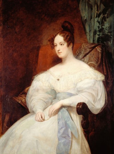 Portret van prinses Louise van Orléans 1812-1850, 1833 door Ary Scheffer