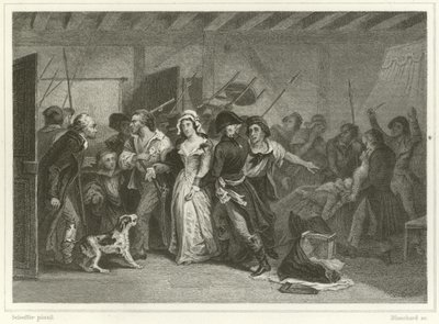 De dood van Marat door Ary Scheffer