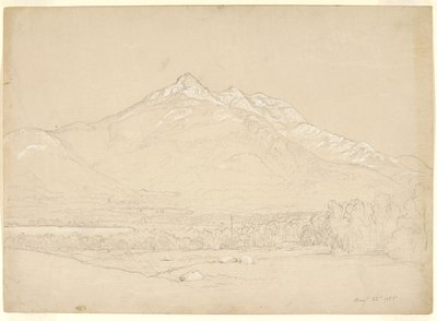 Mount Chocorua, New Hampshire, 1855 door Asher Brown Durand