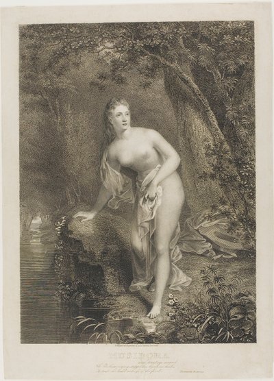 Musidora door Asher Brown Durand
