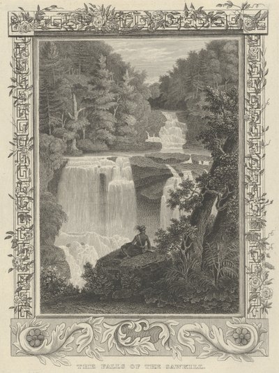 De Watervallen van de Sawkill, 1830 door Asher Brown Durand