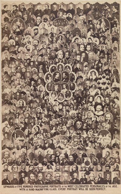 Meer dan vijfhonderd fotografische portretten van de meest gevierde personen, ca. 1864 door Ashford Brothers and Co