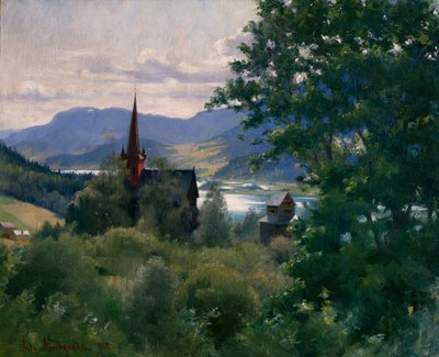 Ringebu Kerk door Asta Norregaard