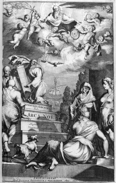 Arca Noe door Athanasius Kircher