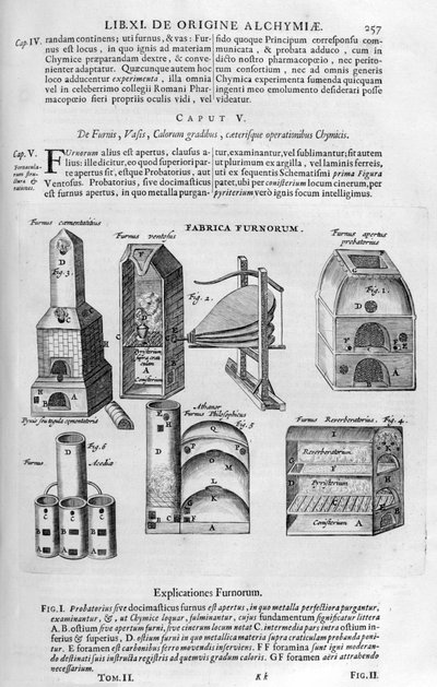 Ovens, 1678 door Athanasius Kircher