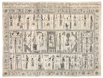 Oedipus Aegyptiacus door Athanasius Kircher