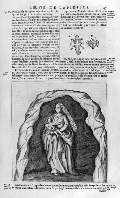 Maagd en kind door Athanasius Kircher