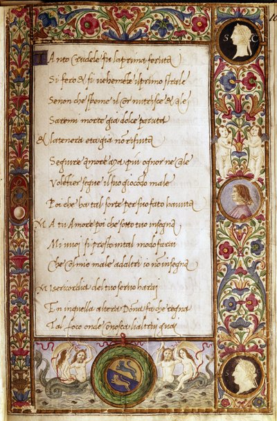 Pagina uit het manuscript van 