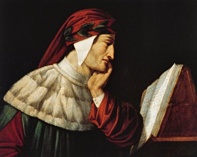 Portret van Dante Alighieri door Attilio Roncaldier