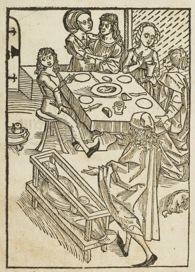 Een zeer oprechte waarschuwing tegen de valse liefde van deze wereld - 1 door attributed to Albrecht Dürer