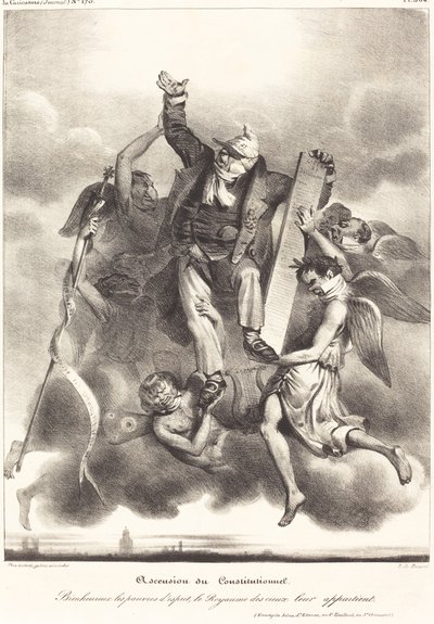 Ascension du Constitutionnel, 1830-1835 door Aubert