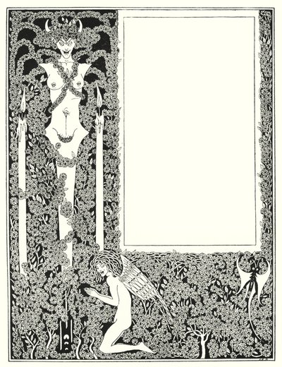 Ontwerp voor de titelpagina van "Salome" (gravure) door Aubrey (after) Beardsley