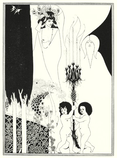 De Ogen van Herodes (gravure) door Aubrey (after) Beardsley