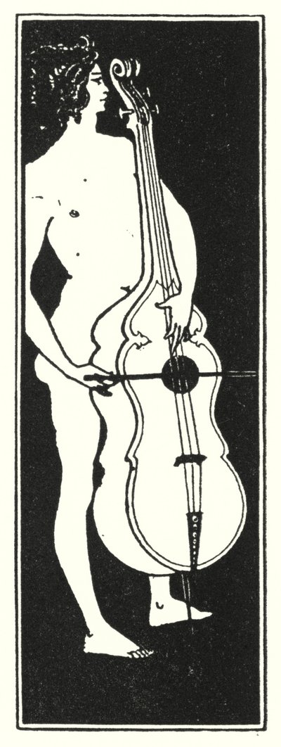 Titelpagina ornament (gravure) door Aubrey (after) Beardsley