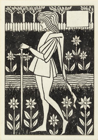 Een Pagina, 1890s door Aubrey Beardsley