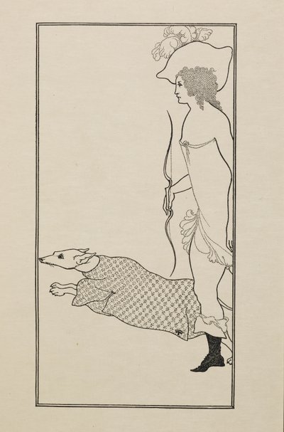 Atalanta, uit een Boek van Vijftig Tekeningen door Aubrey Beardsley